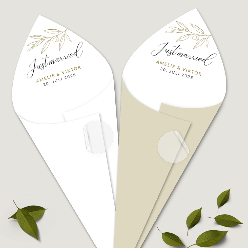 Spitztüten “Elegant Branch” Spitztüten Elegant Branch