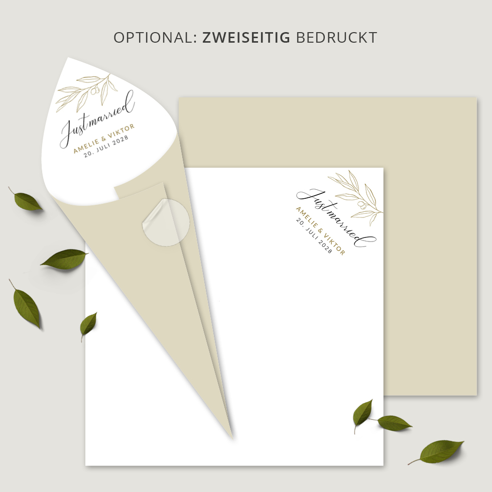 Spitztüten “Elegant Branch” Spitztüten Elegant Branch