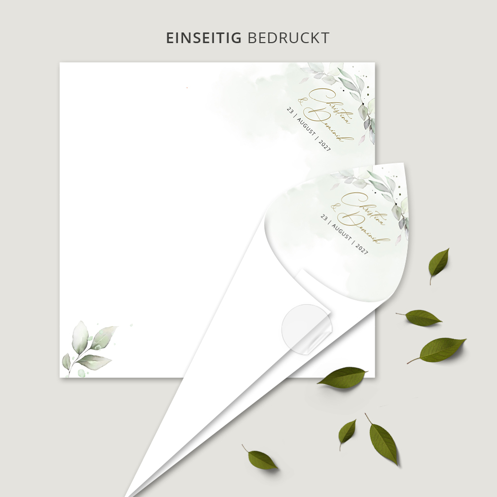 Spitztüten “Eukalyptuskranz” Spitztüten Eukalyptuskranz