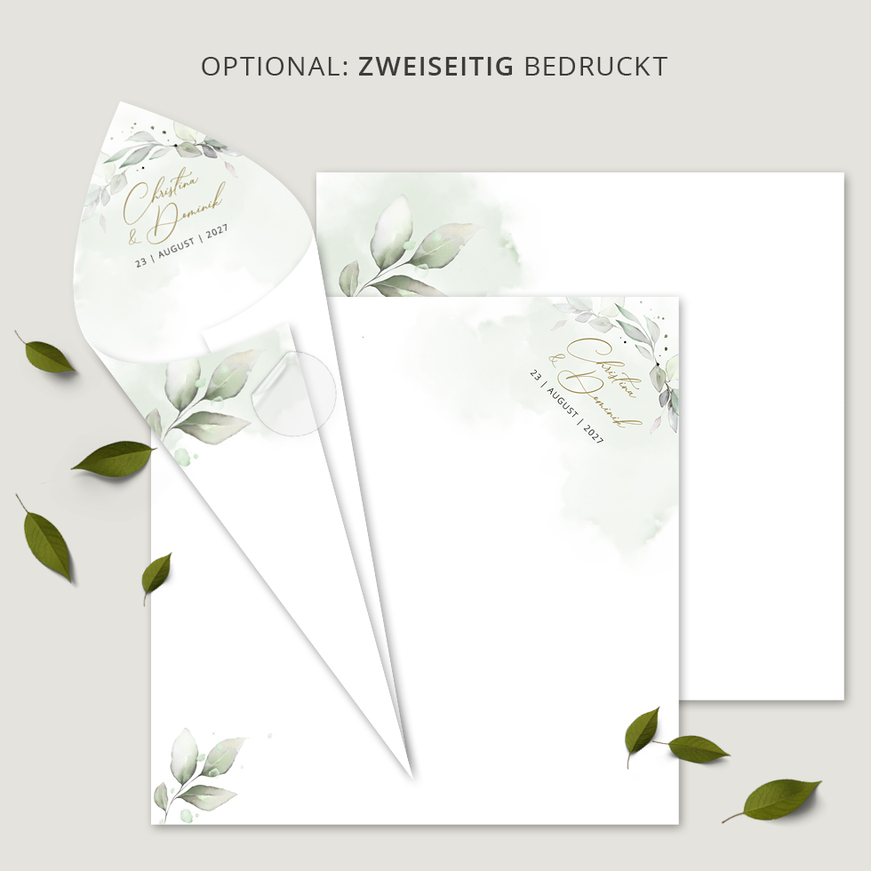 Spitztüten “Eukalyptuskranz” Spitztüten Eukalyptuskranz