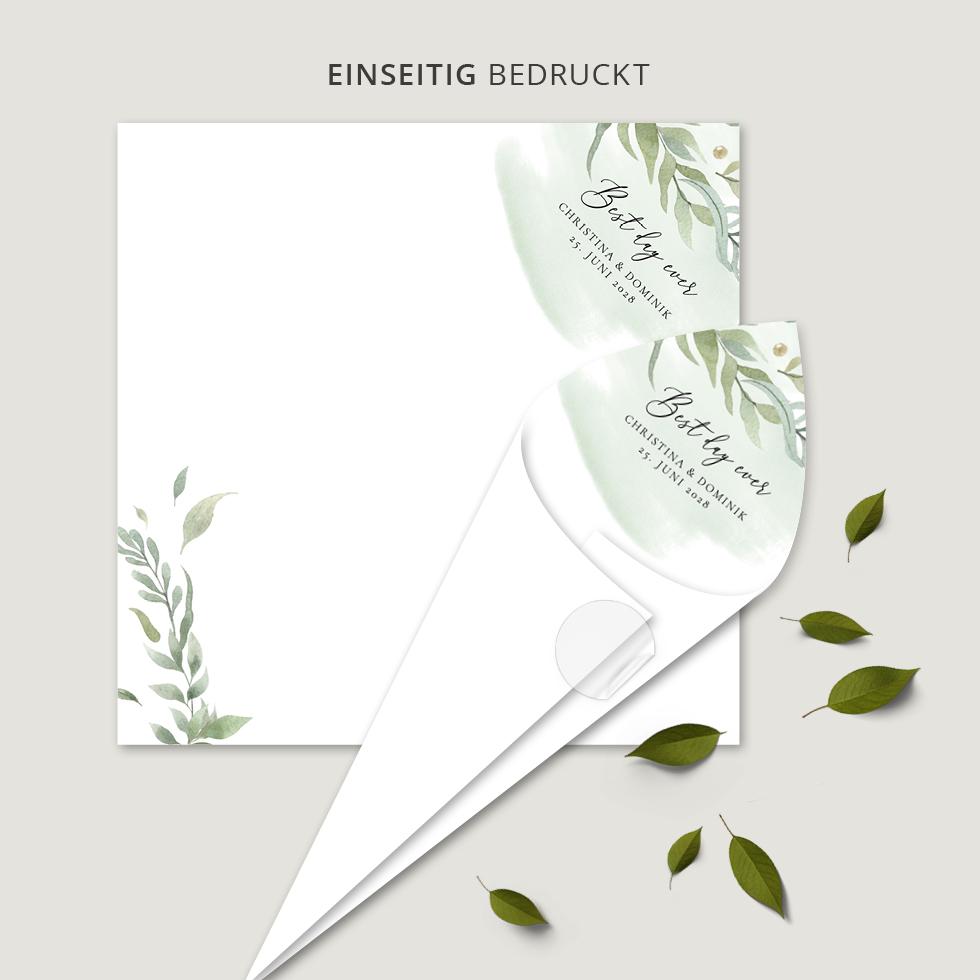 Spitztüten “Greenery” Spitztüten Greenery