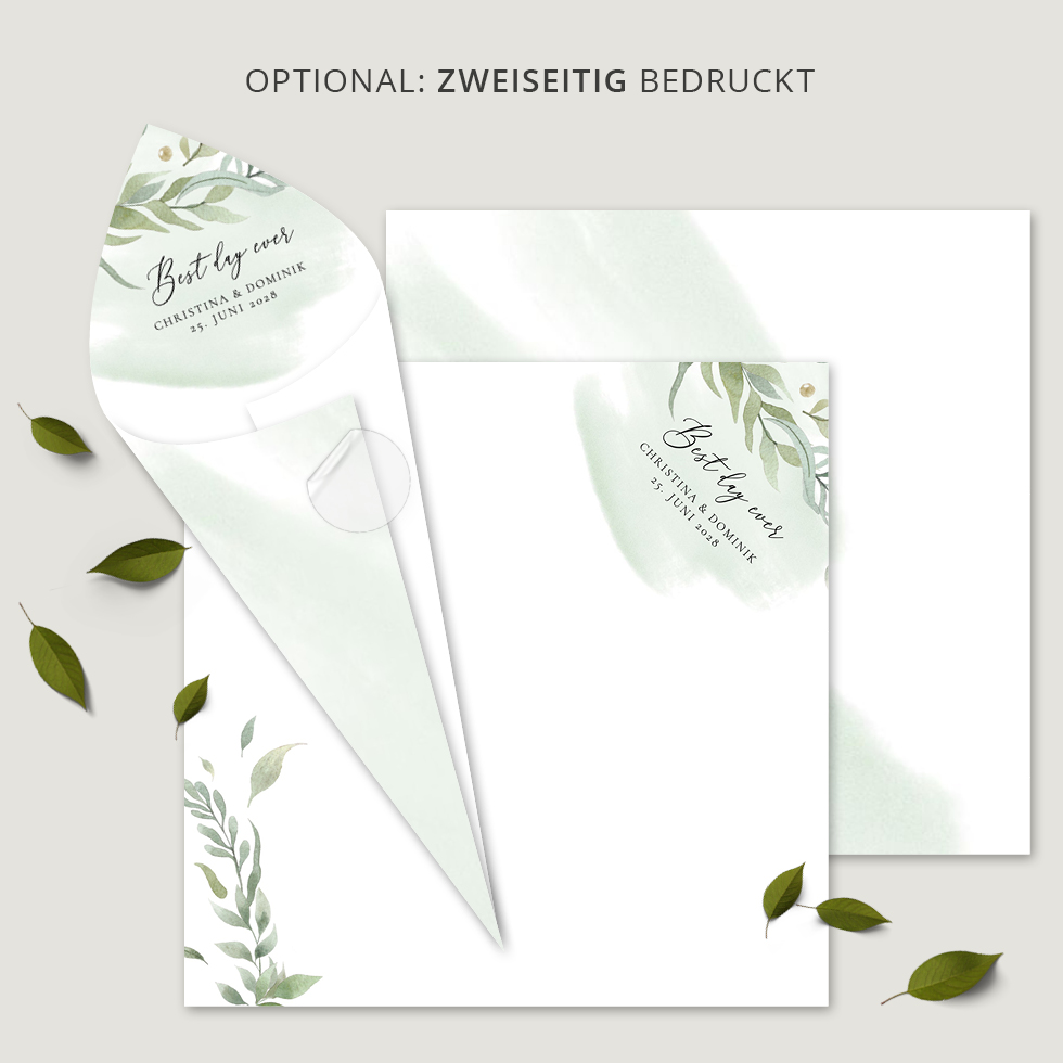 Spitztüten “Greenery” Spitztüten Greenery