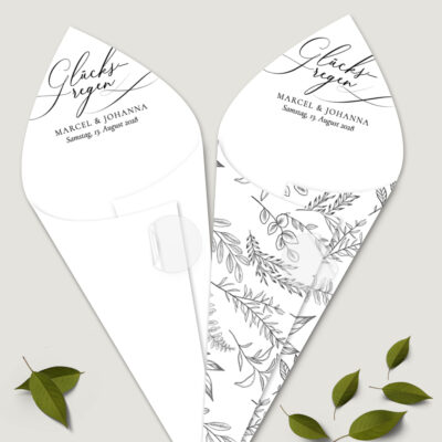 Spitztüten Kalligraphie