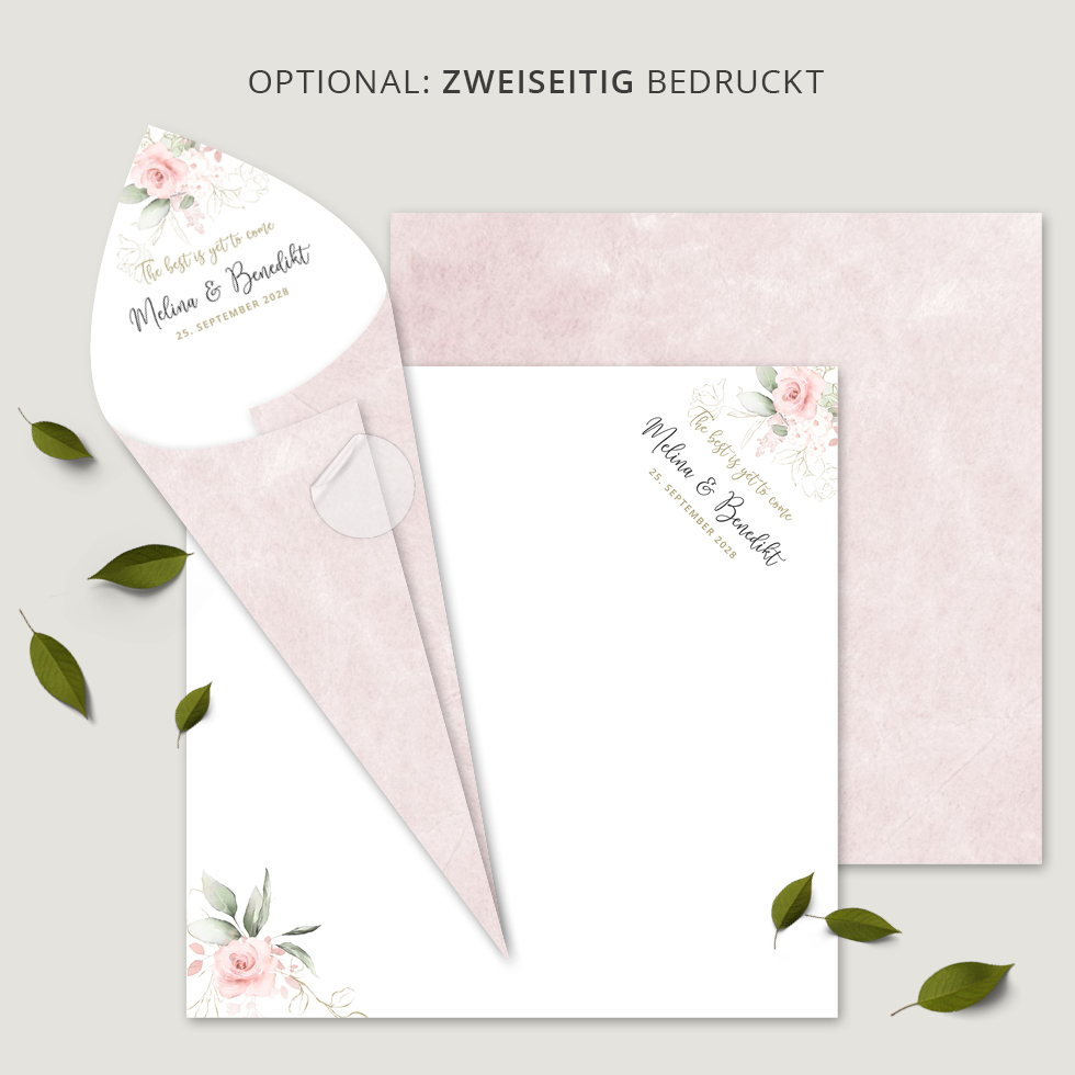 Spitztüten “Modern Rose” Spitztüten Modern Rose