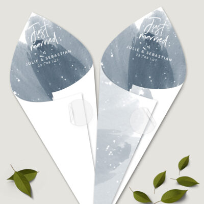 Spitztüten Wasserfarbe