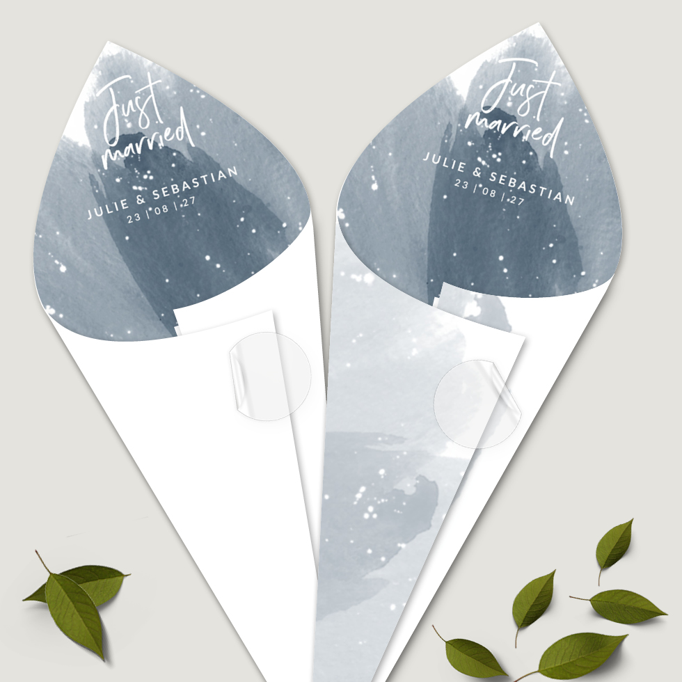 Spitztüten “Wasserfarbe” Spitztüten Wasserfarbe