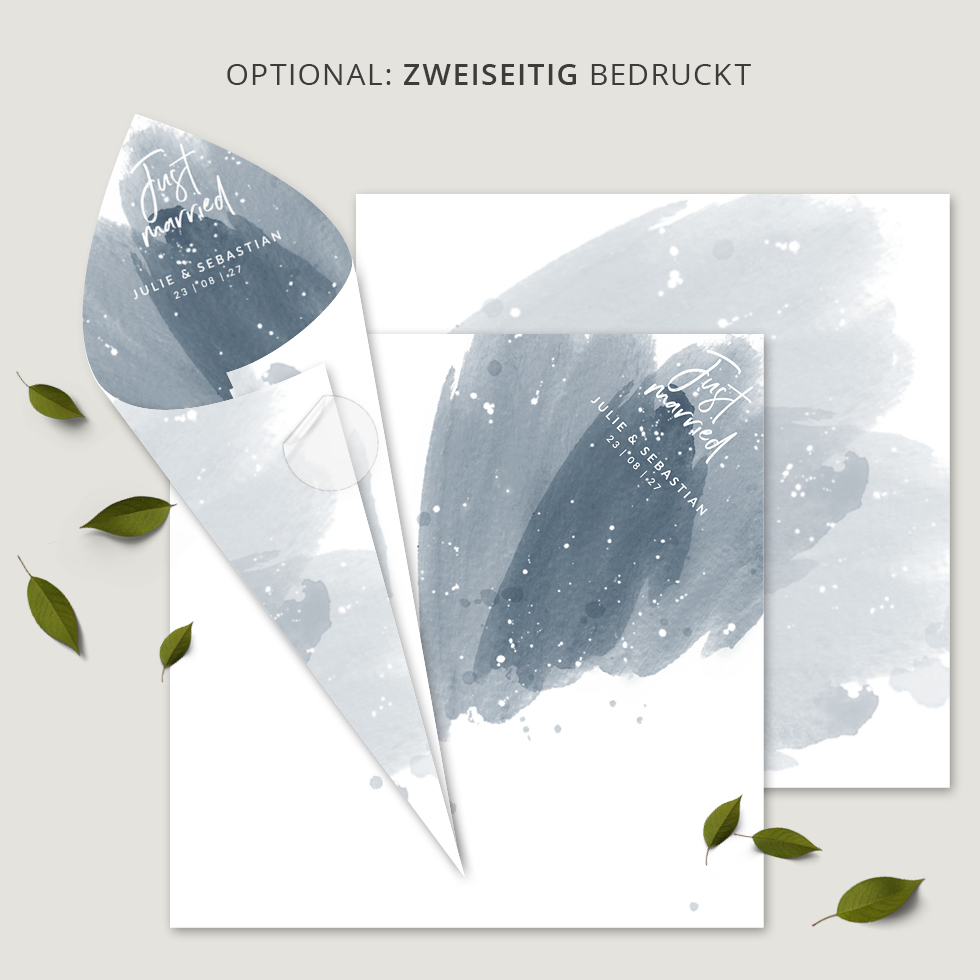 Spitztüten “Wasserfarbe” Spitztüten Wasserfarbe