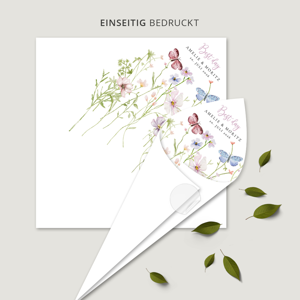 Spitztüten “Wiesenblumen” Spitztüten Wiesenblumen