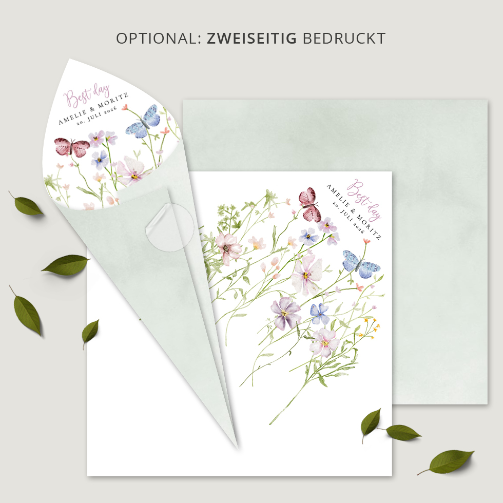 Spitztüten “Wiesenblumen” Spitztüten Wiesenblumen