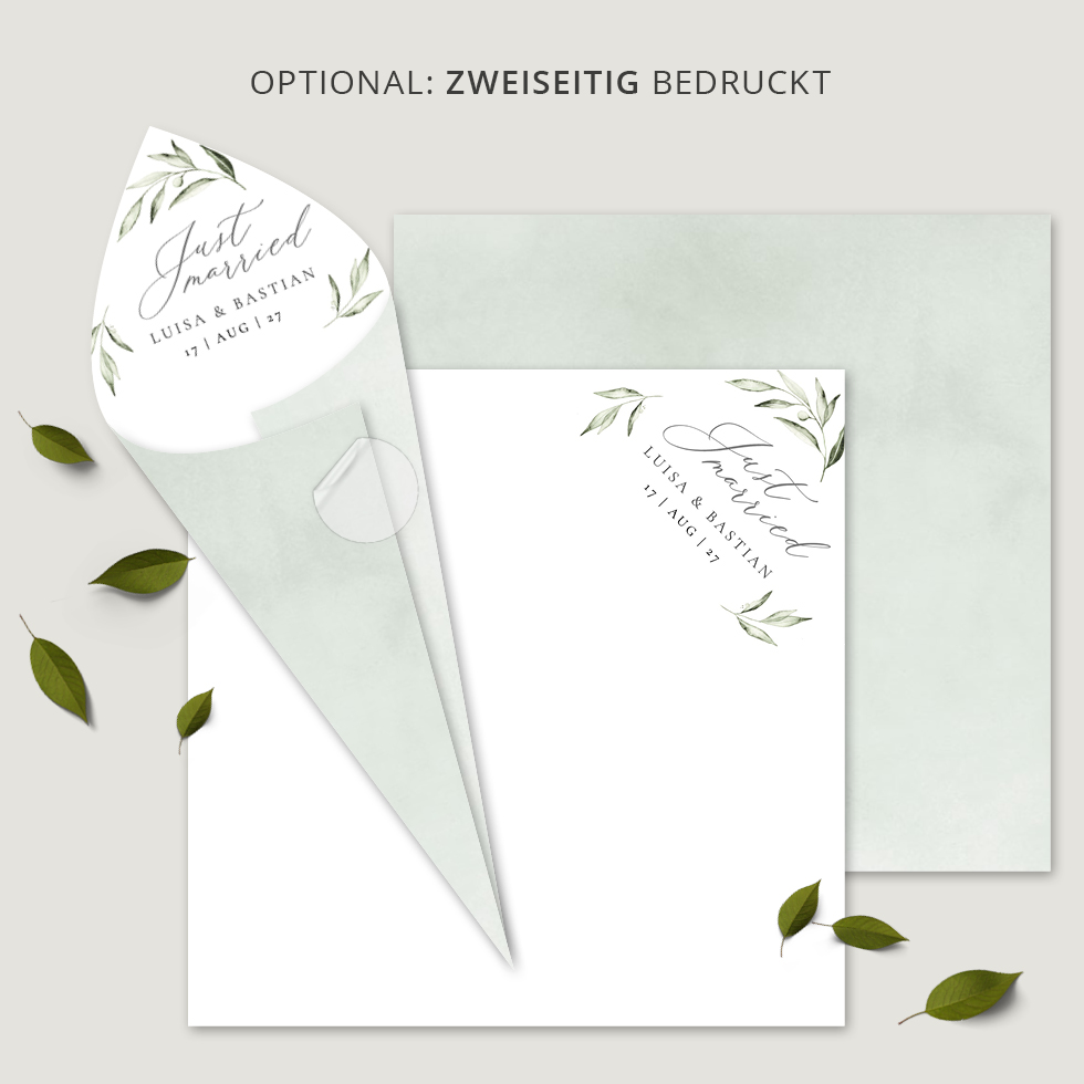 Spitztüten “Wonderful Greens” Spitztüten Wonderful Green