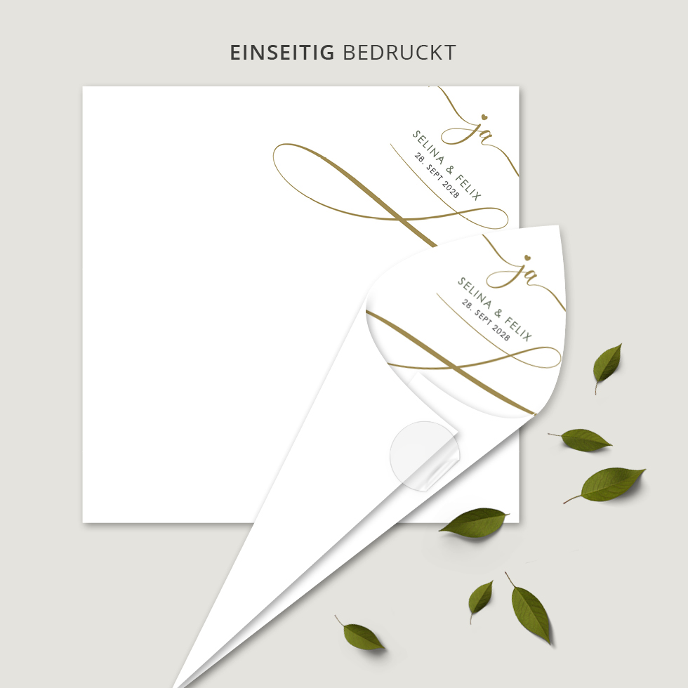 Spitztüten “ja” Spitztüten '–ja–'