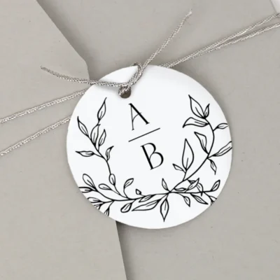 Geschenkanhänger Zweige romantisch