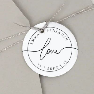 Geschenkanhänger Love