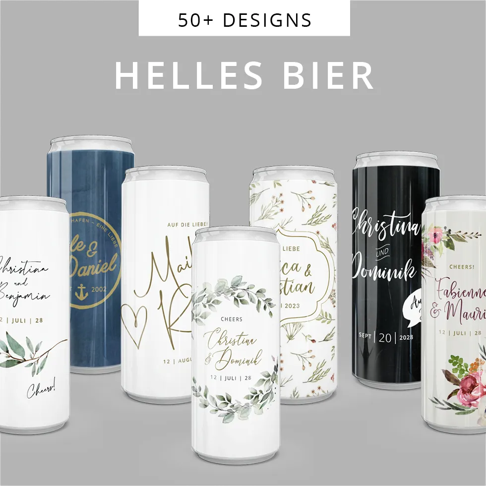 Bierdosen branded beer individuell gestalten & bedrucken