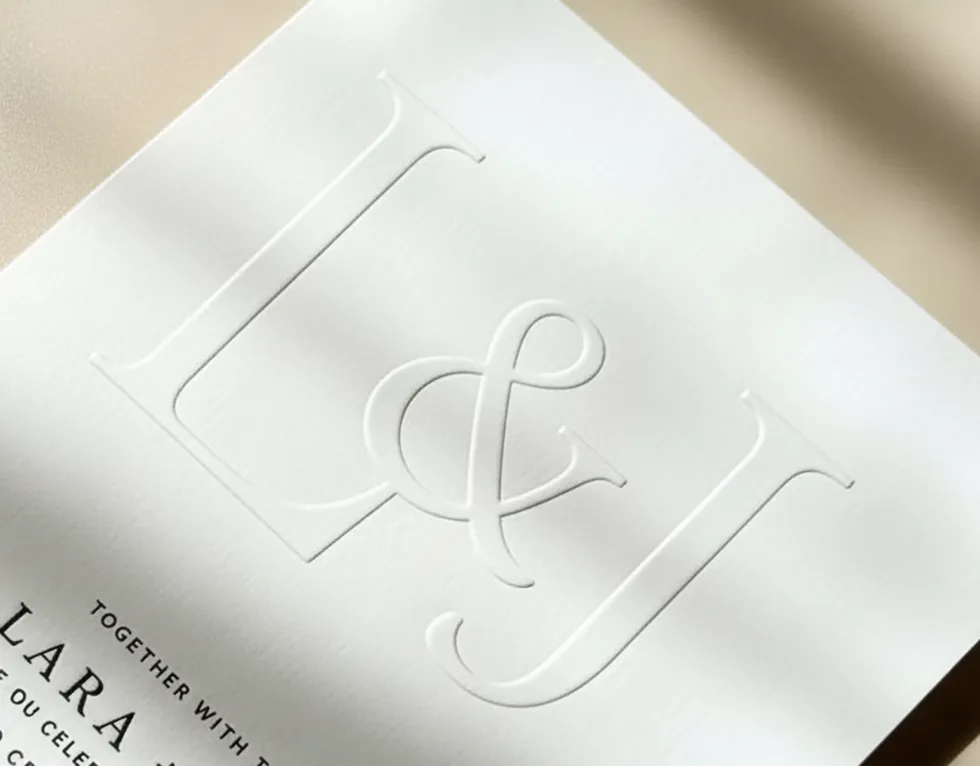 Einladungskarten Prägung