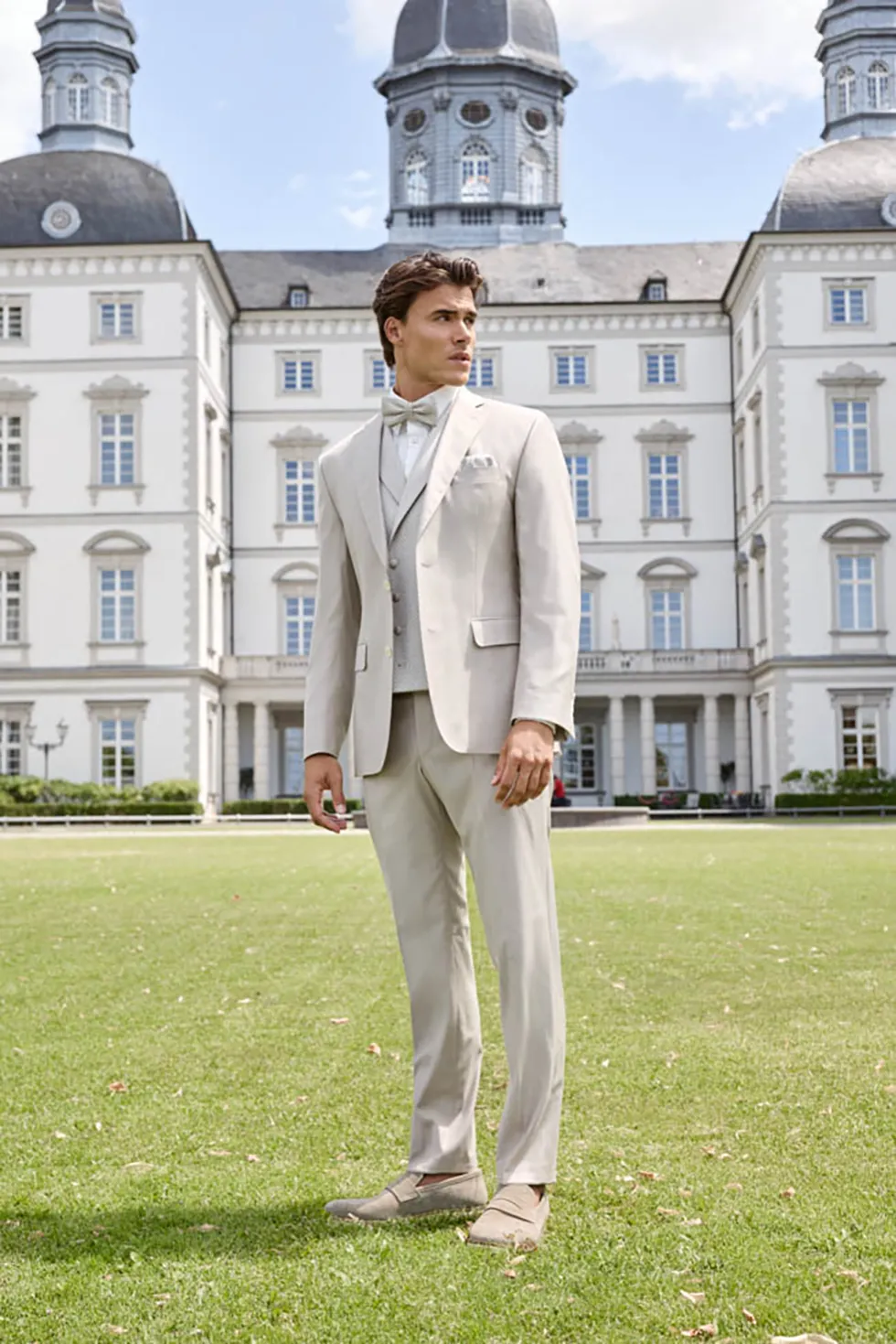 Hochzeitsanzug Beige Vintage