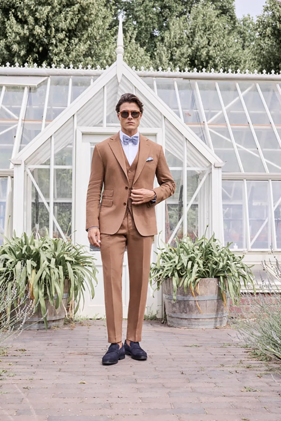 Hochzeitsanzug Hellbraun