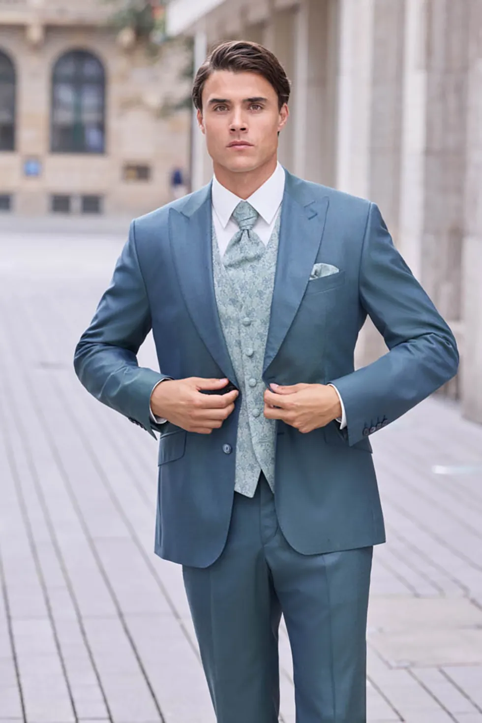 Anzug Wasserblau Hochzeit elegant Anzug Wasserblau Hochzeit elegant