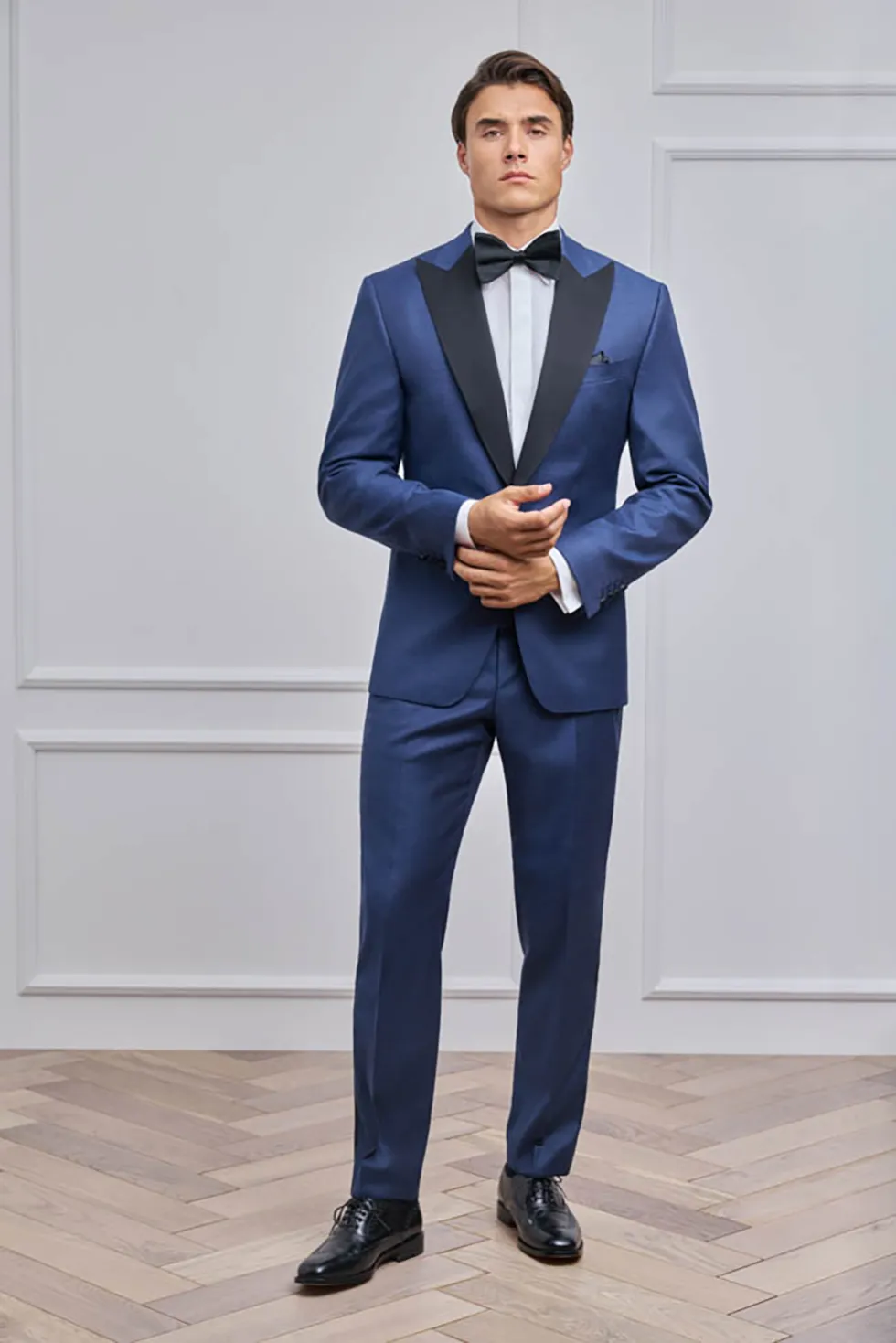 Smoking Anzug Hochzeit Blau