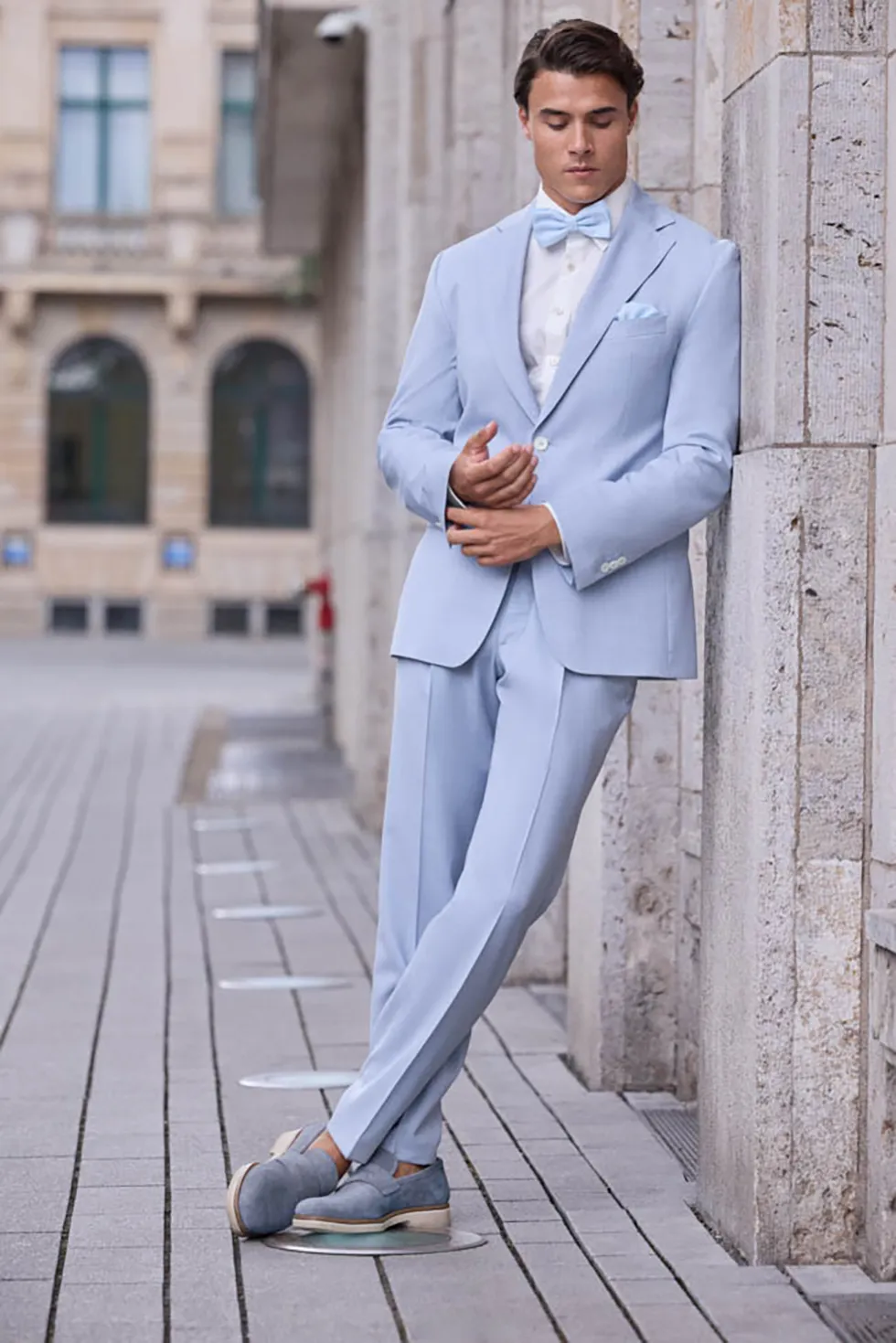 Hochzeitsanzug Hellblau elegant