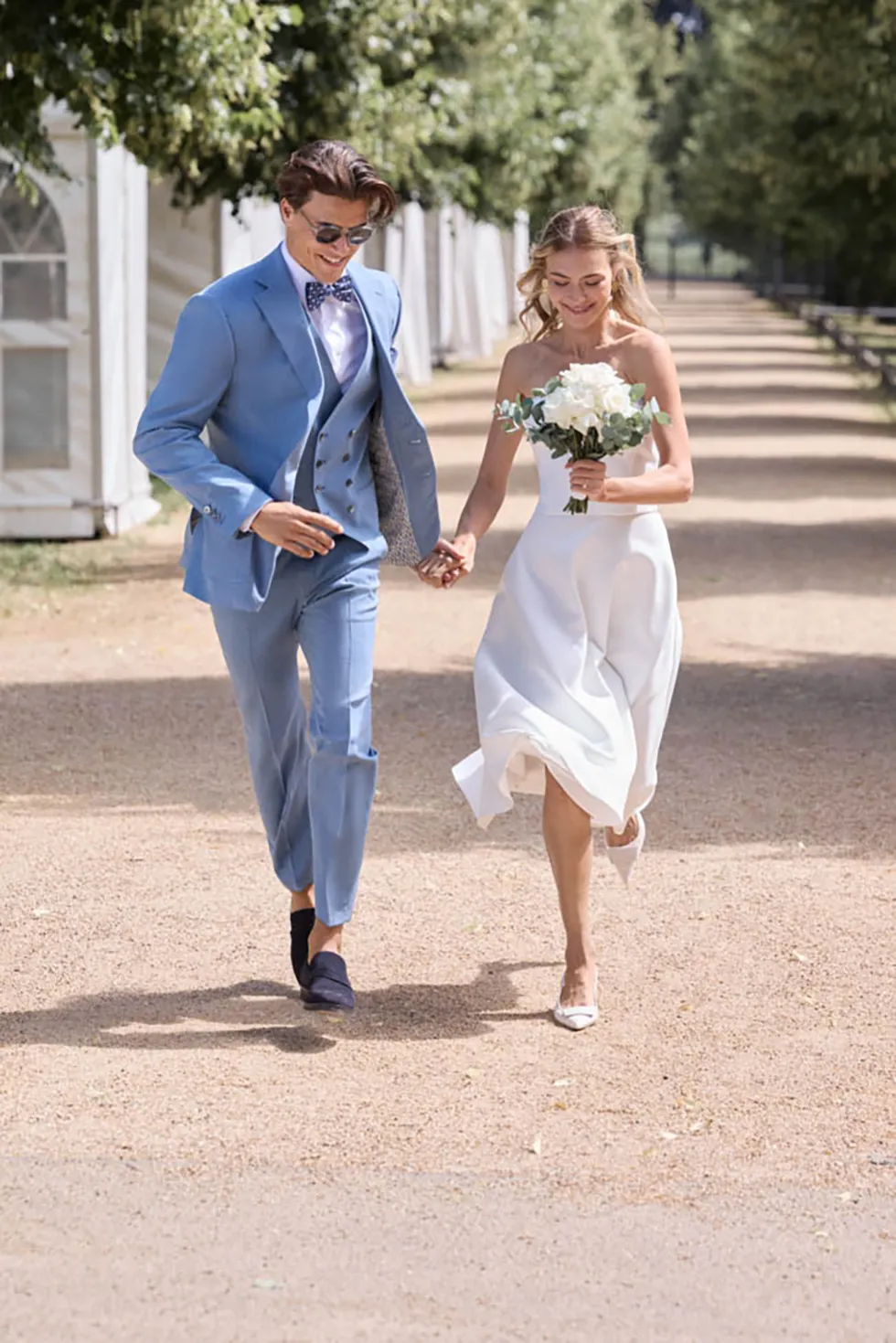 Hochzeitsanzug Hellblau Maßkonfektion