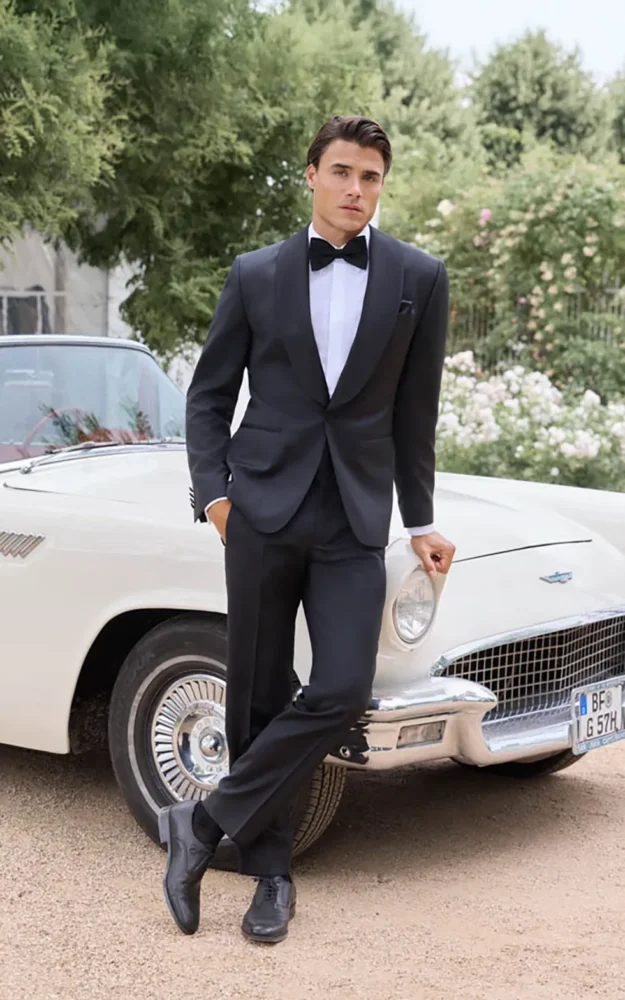 Maßanzug Hochzeit elegant Schwarz