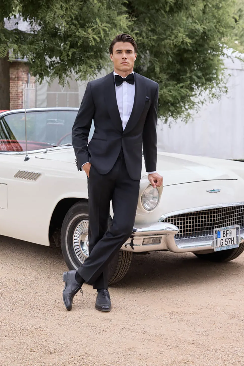 Anzug Schwarz Smoking