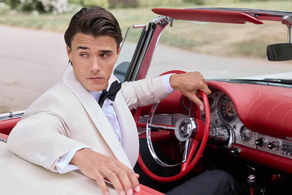 Hochzeitsanzug Weiß Smoking