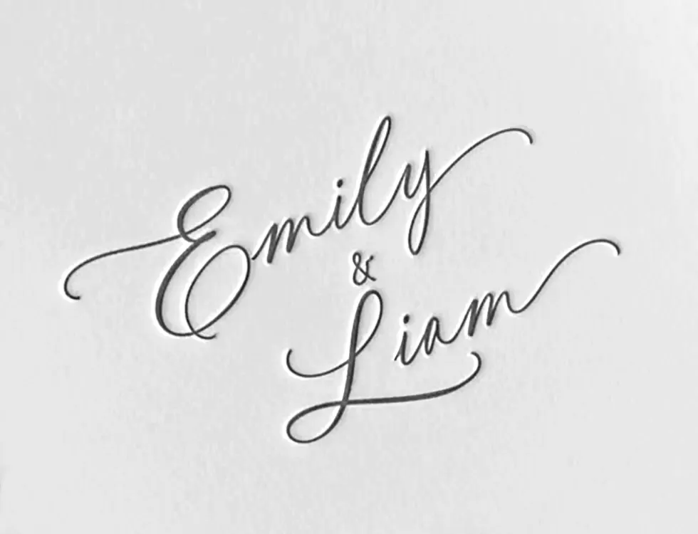 Letterpress Karten Hochzeit