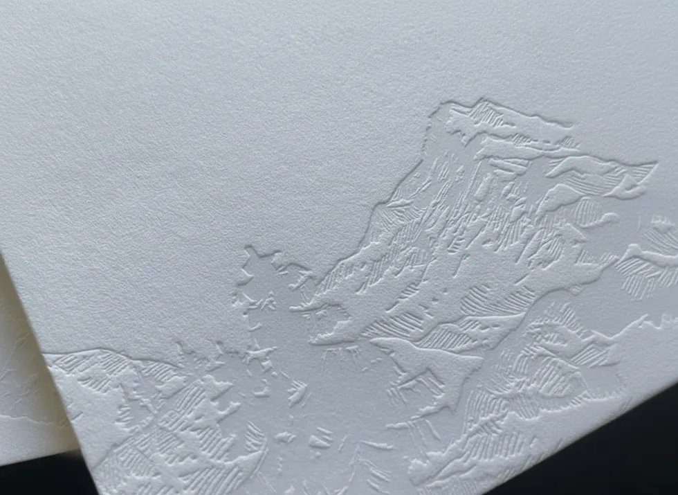 Letterpress Prägung