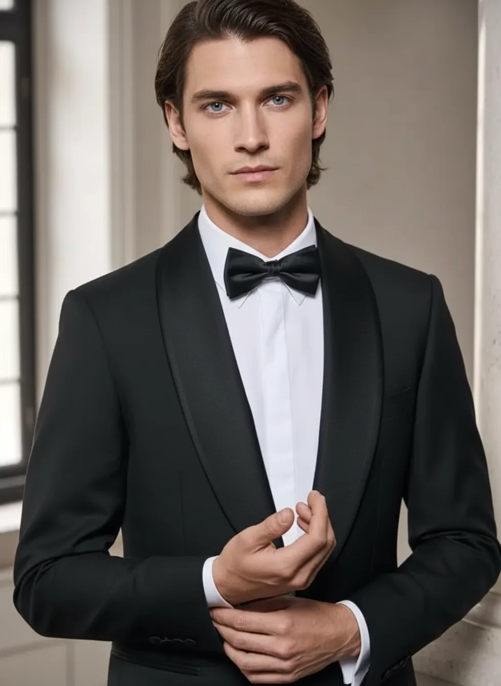 Smoking schwarz Hochzeit elegant