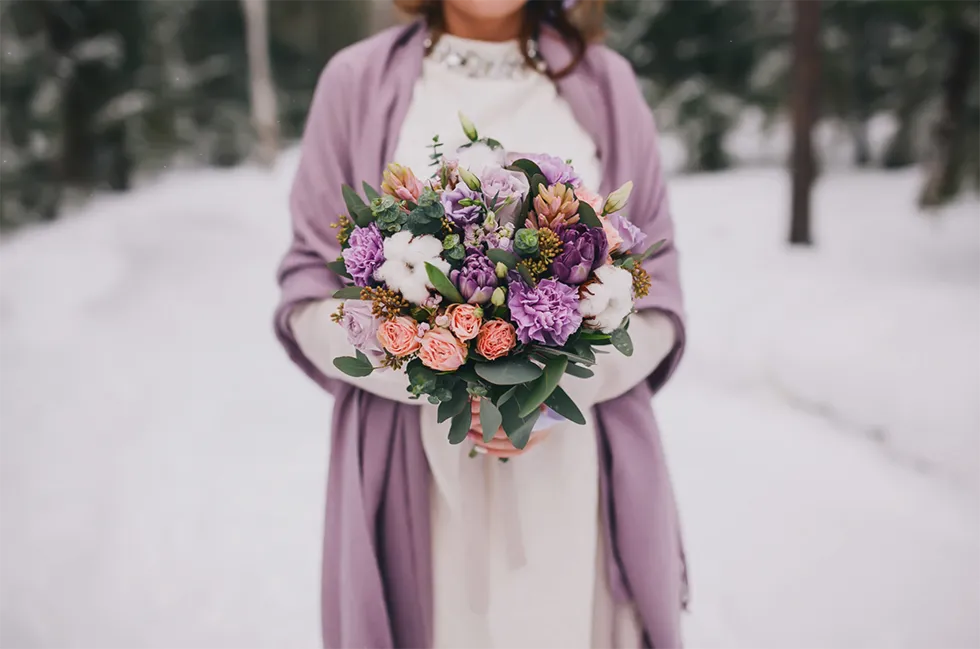 Stola Brautkleid Winter