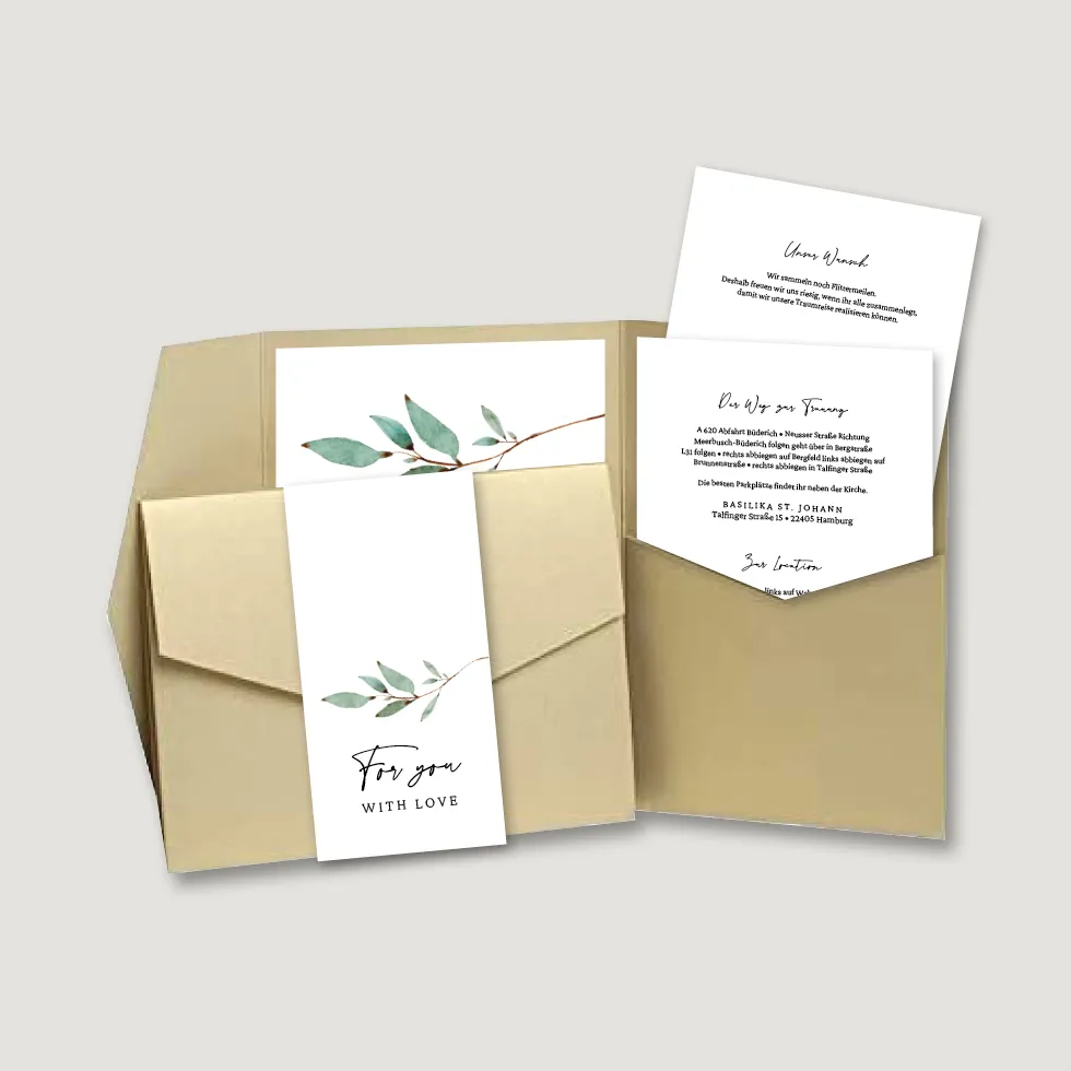 Pocketfold Beige Zweig