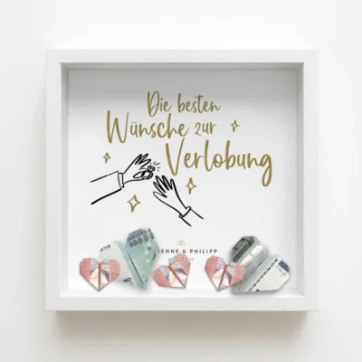 Geldgeschenk Verlobung gestalten