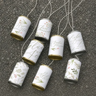 Autodosen Wiesenblumendesign