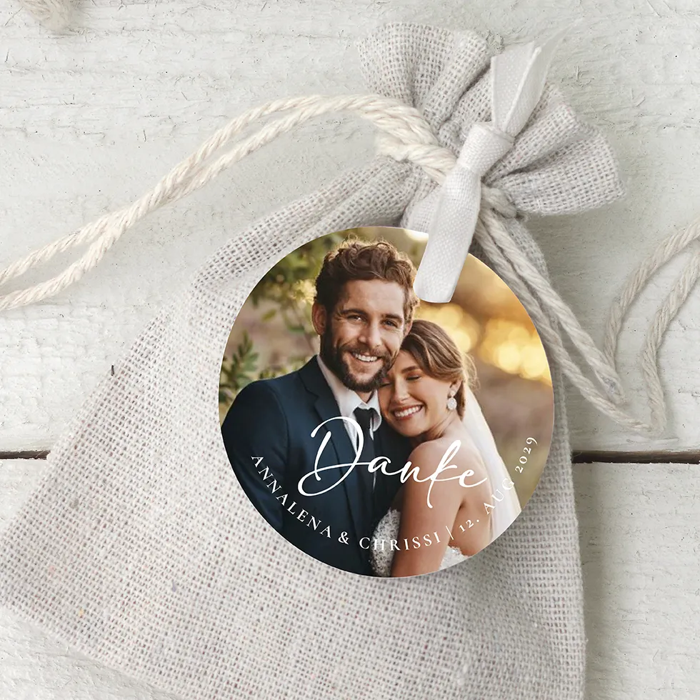 Gastgeschenk Anhänger Foto
