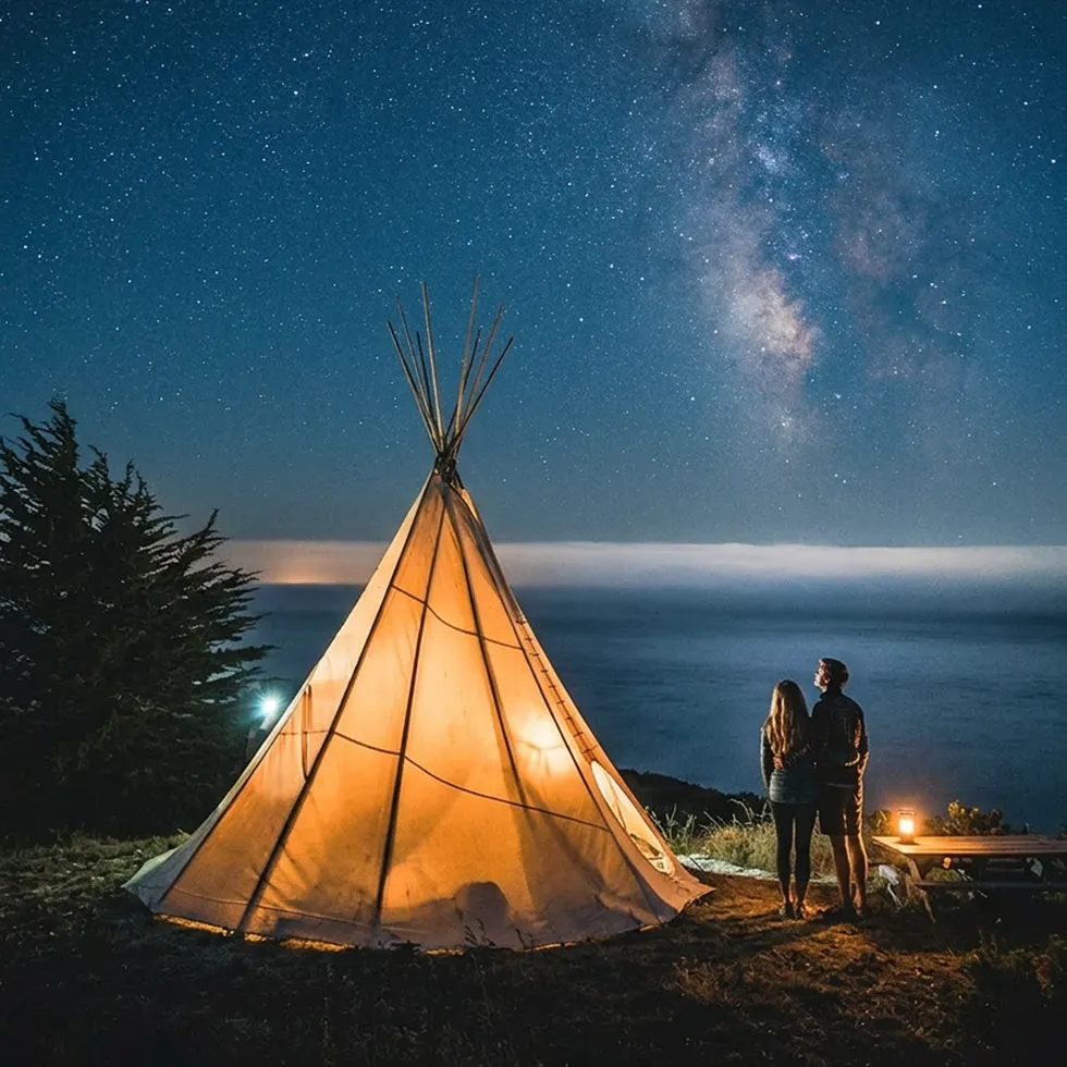Heiratsantrag Glamping