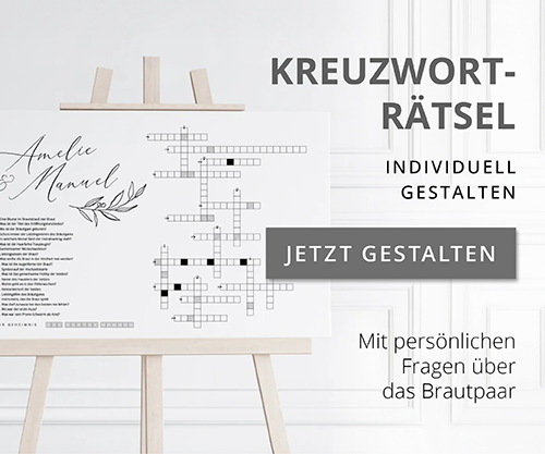 Kreuzworträtsel individuell gestalten
