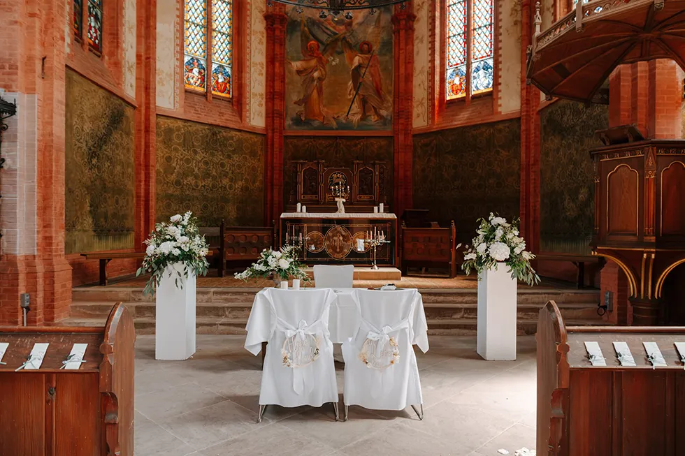 Deko Trauung Schloss Schönfeld