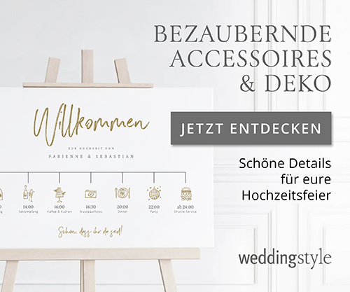 Hochzeitsfeier Accessoires gestalten