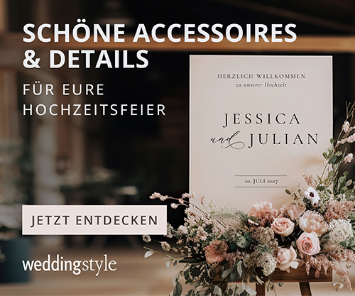 Hochzeitsfeier Accessoires gestalten
