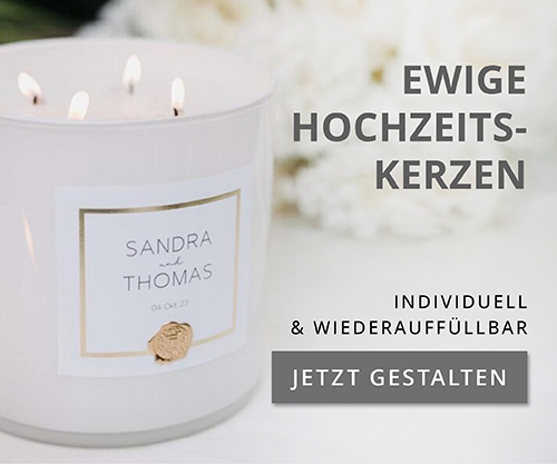 Hochzeitskerzen gestalten