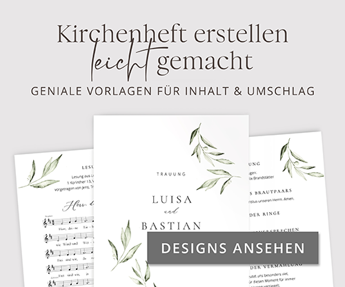 Kirchenheft gestalten