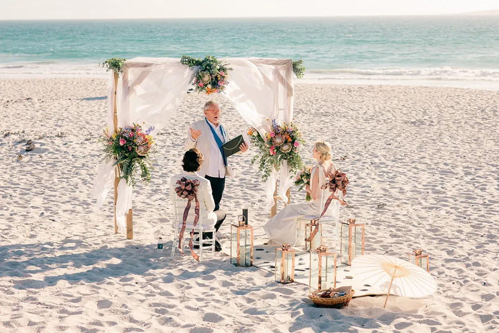 Creative Wedding Trauung Strand Creative Wedding Trauung Strand
